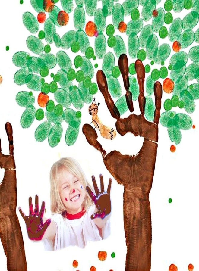 LUOSHI 24pcs Finger Paint Coloured Printing Art Craft, Scrap-Booking Craft Stamp Pad DIY Color for Rubber Stamps - Image 5